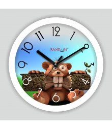 Colorful Wooden Designer Analog Wall Clock RC-2508